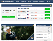 Tablet Screenshot of gamblerspalace.com